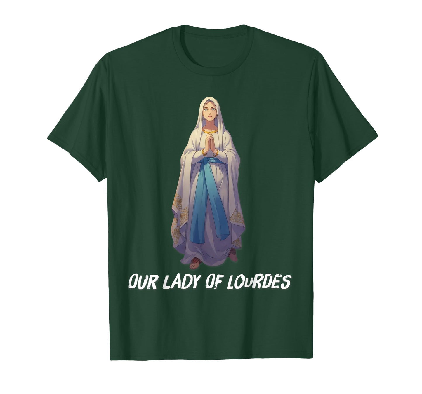 Our Lady of Lourdes Immaculate Blessed Mother T-Shirt