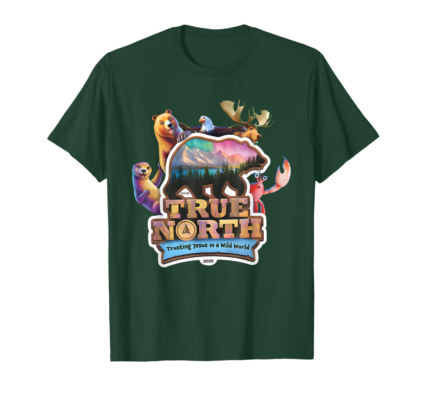 True North VBS 2025 Trusting Jesus Wilderness Christian T-Shirt