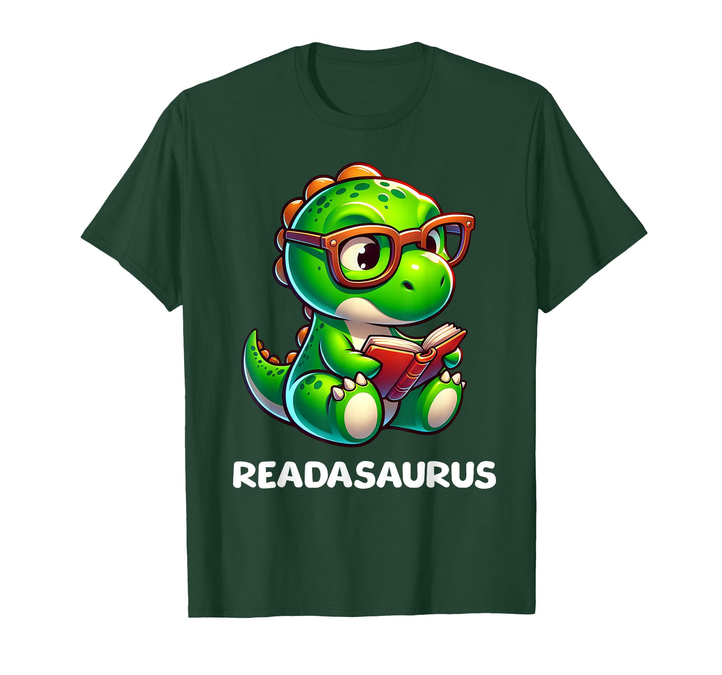 Readasaurus Funny Reading Dinosaur Book Reader Bookworm T-Shirt