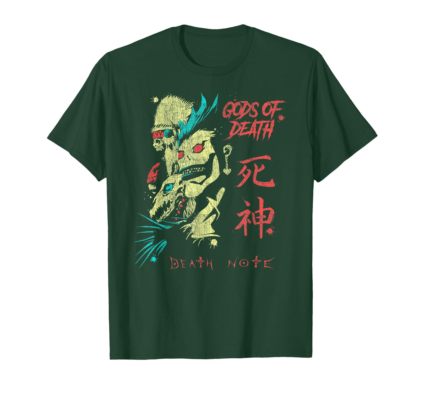 Death Note Vintage Style Shinigami Gods of Death Anime T-Shirt
