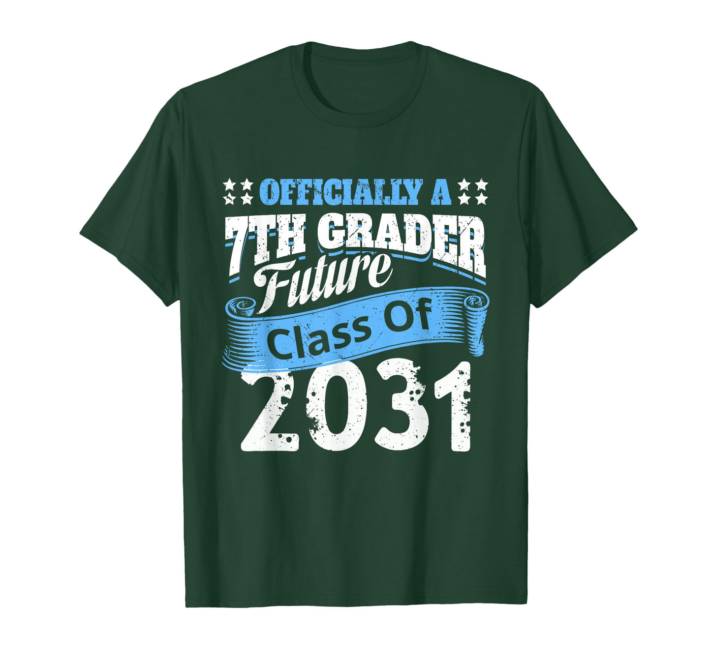 Officially 7th Grader Class of 2031 Fun First Day of School T-Shirt