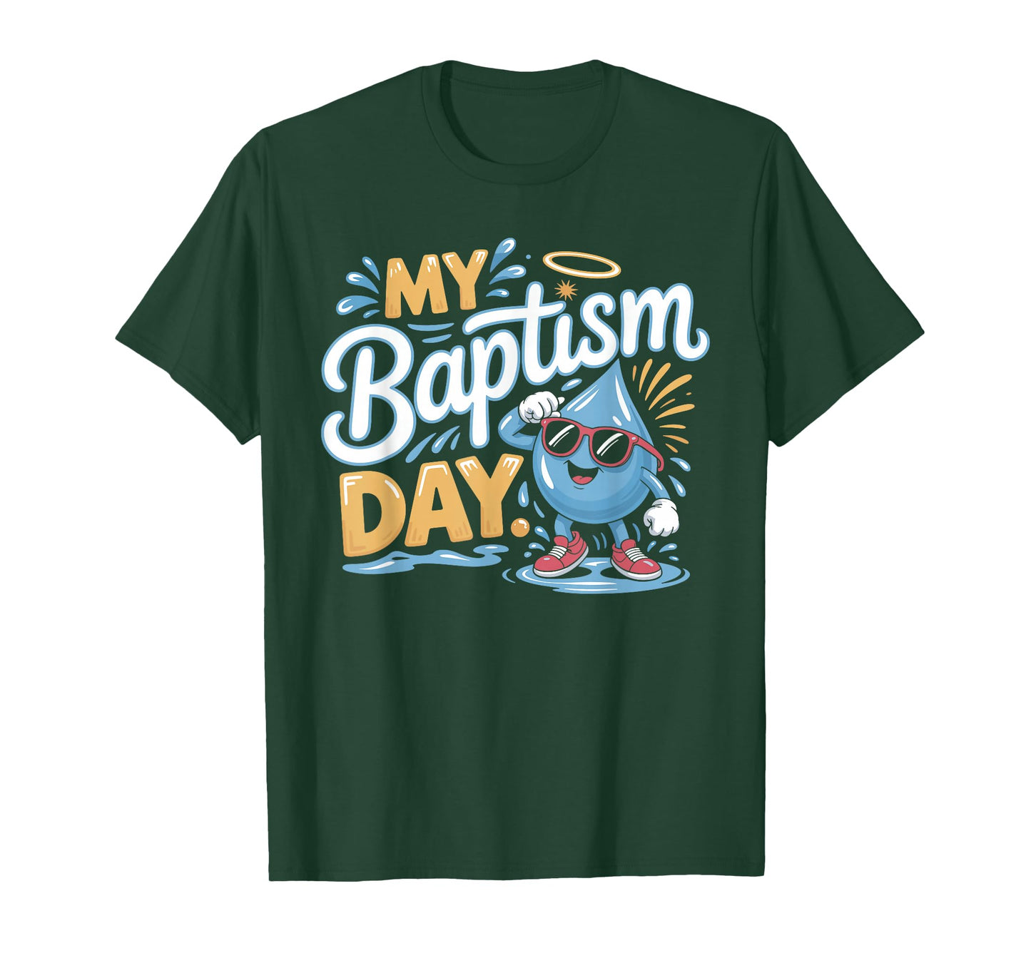 Baptism Dabbing Shirt Christian Shirts God Baptism Baptised T-Shirt