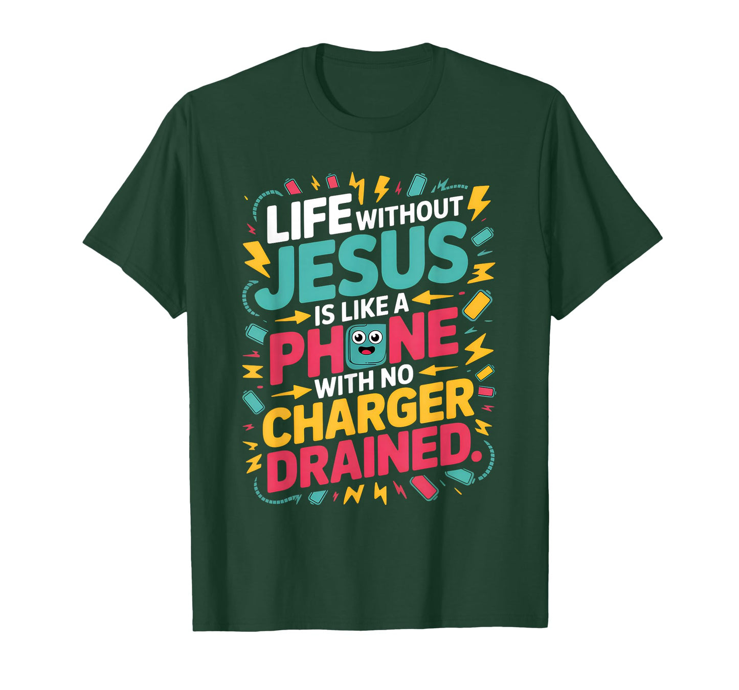Life Without Jesus Funny Christian Religious Faith T-Shirt
