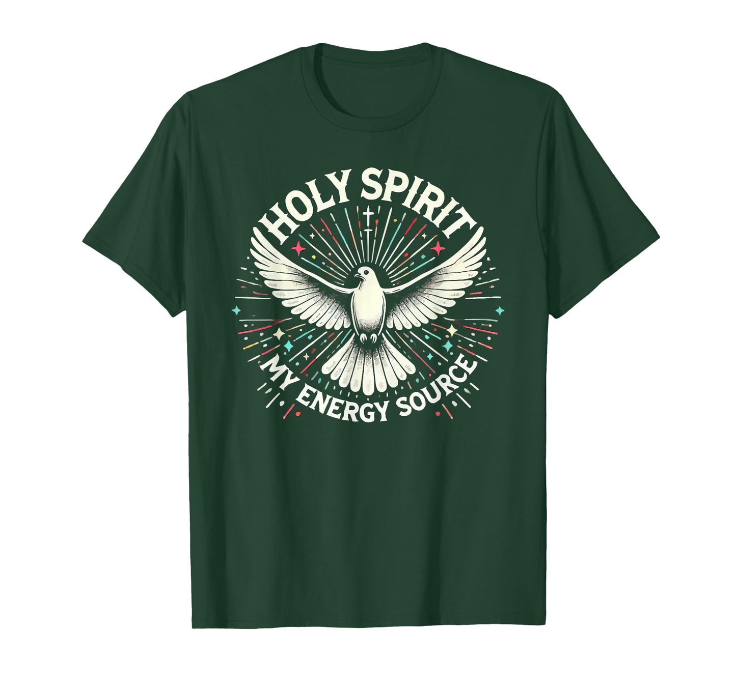 Holy Spirit I Love Jesus Christ Catholic Christian Faith T-Shirt