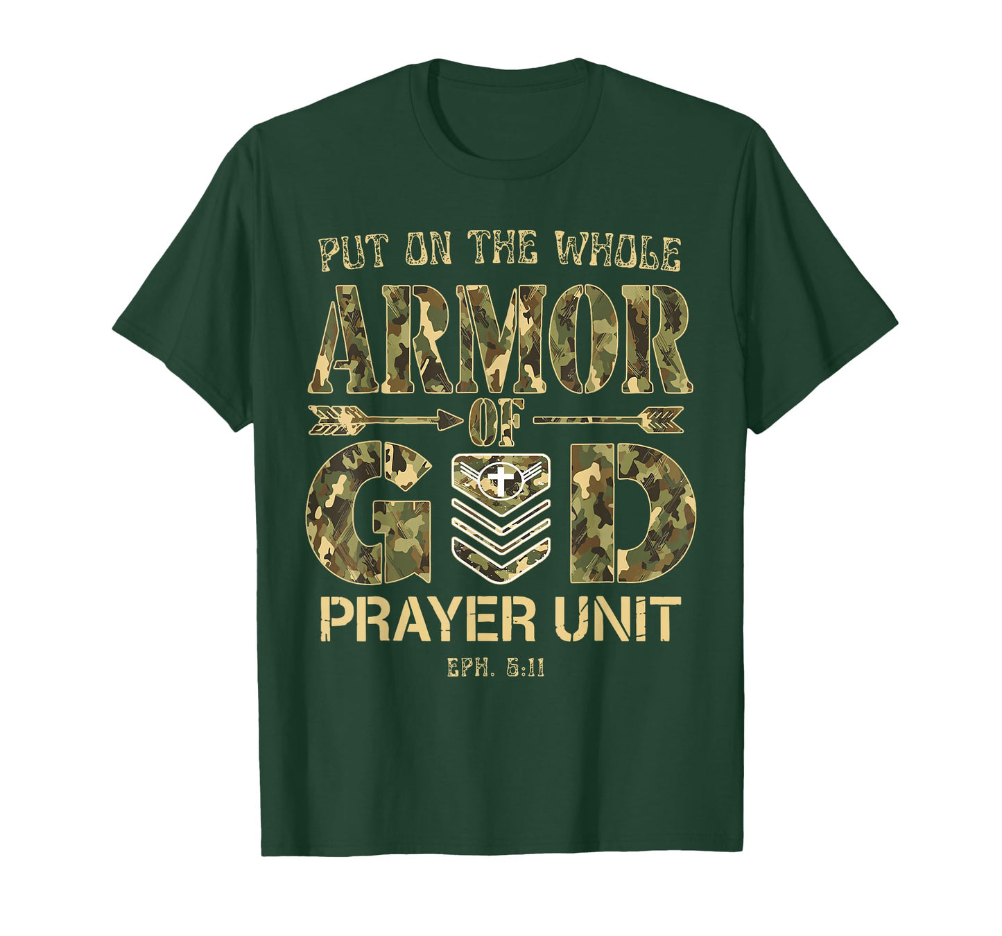 Put On The Full Armor of God - Christian Religious Bible T-Shirt