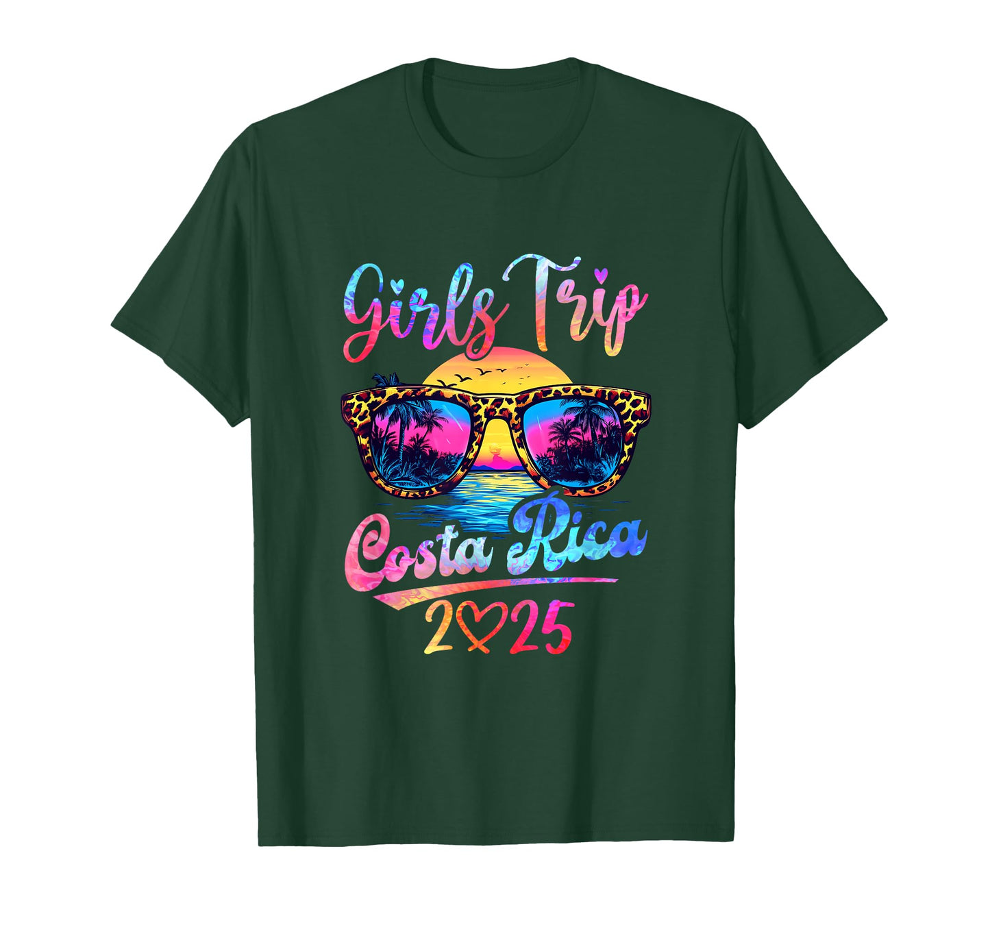Girls Trip Costa Rica 2025 Matching Summer Vacation Women T-Shirt