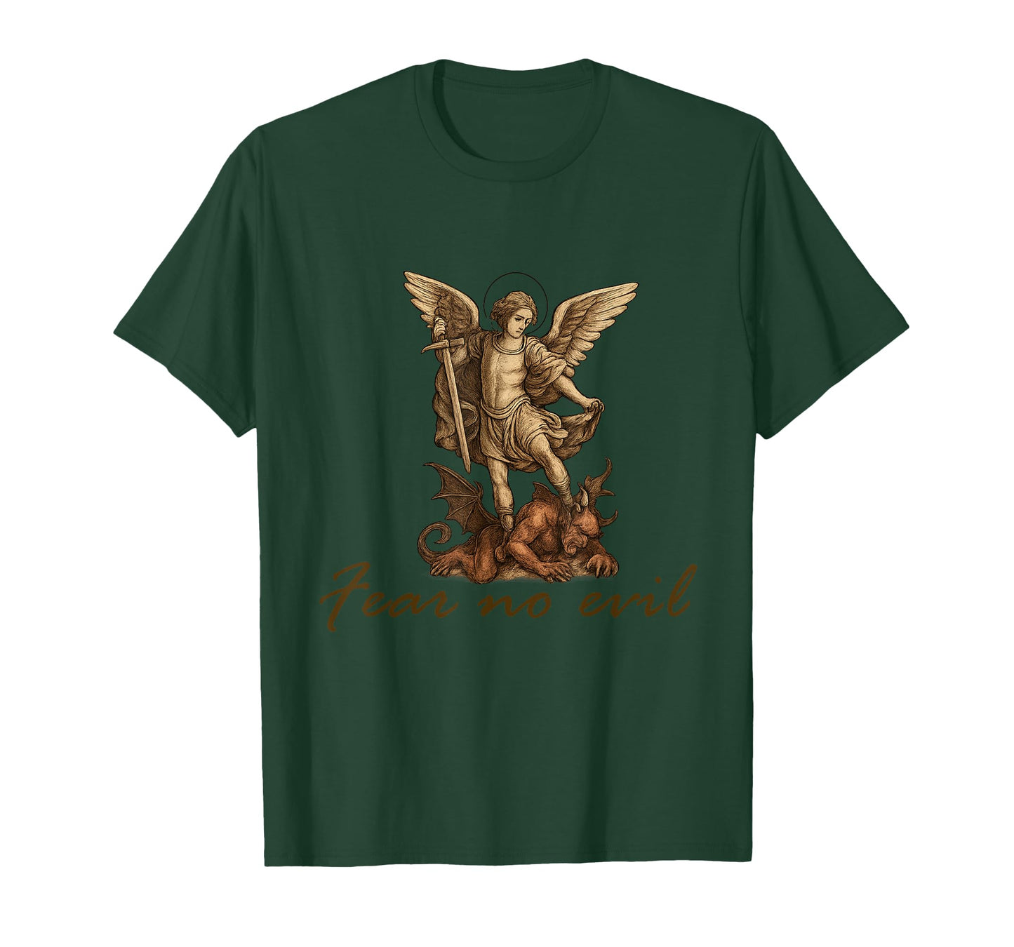 Archangel Michael Fear No Evil T-Shirt