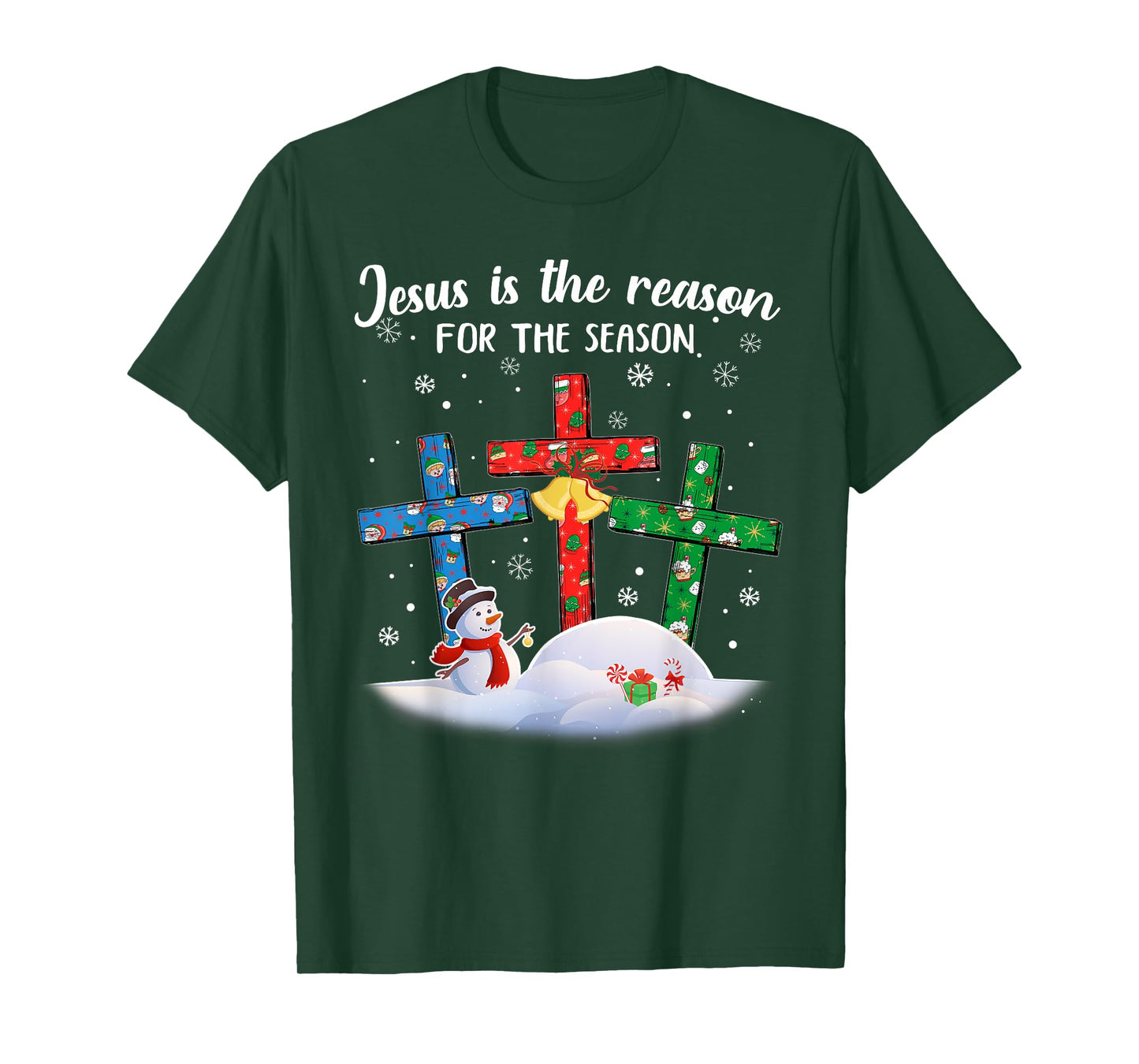Jesus Is The Reason For The Season Christian Christmas Xmas T-Shirt