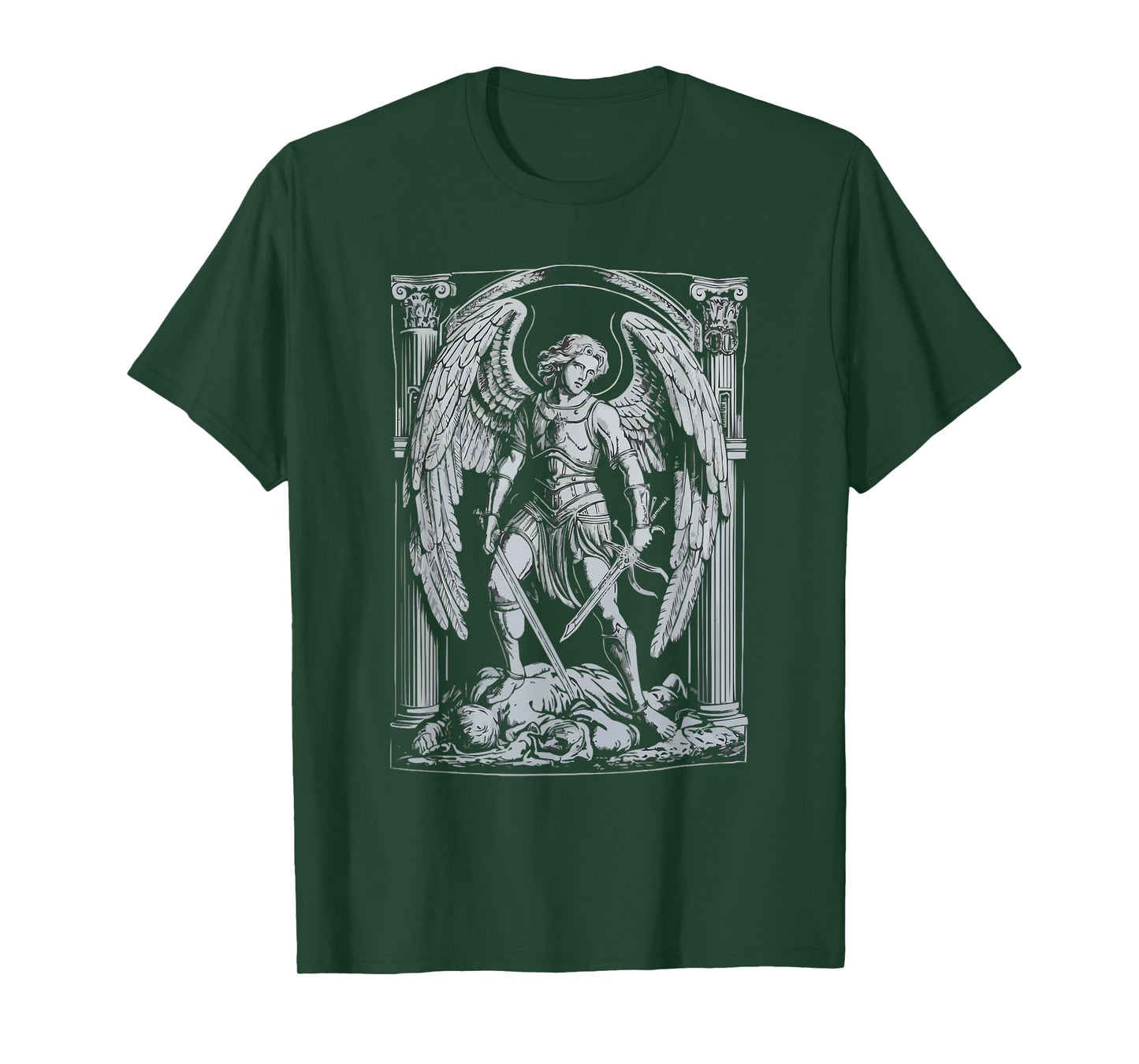 Archangel Catholic Religion Christianity Guardian Angel T-Shirt
