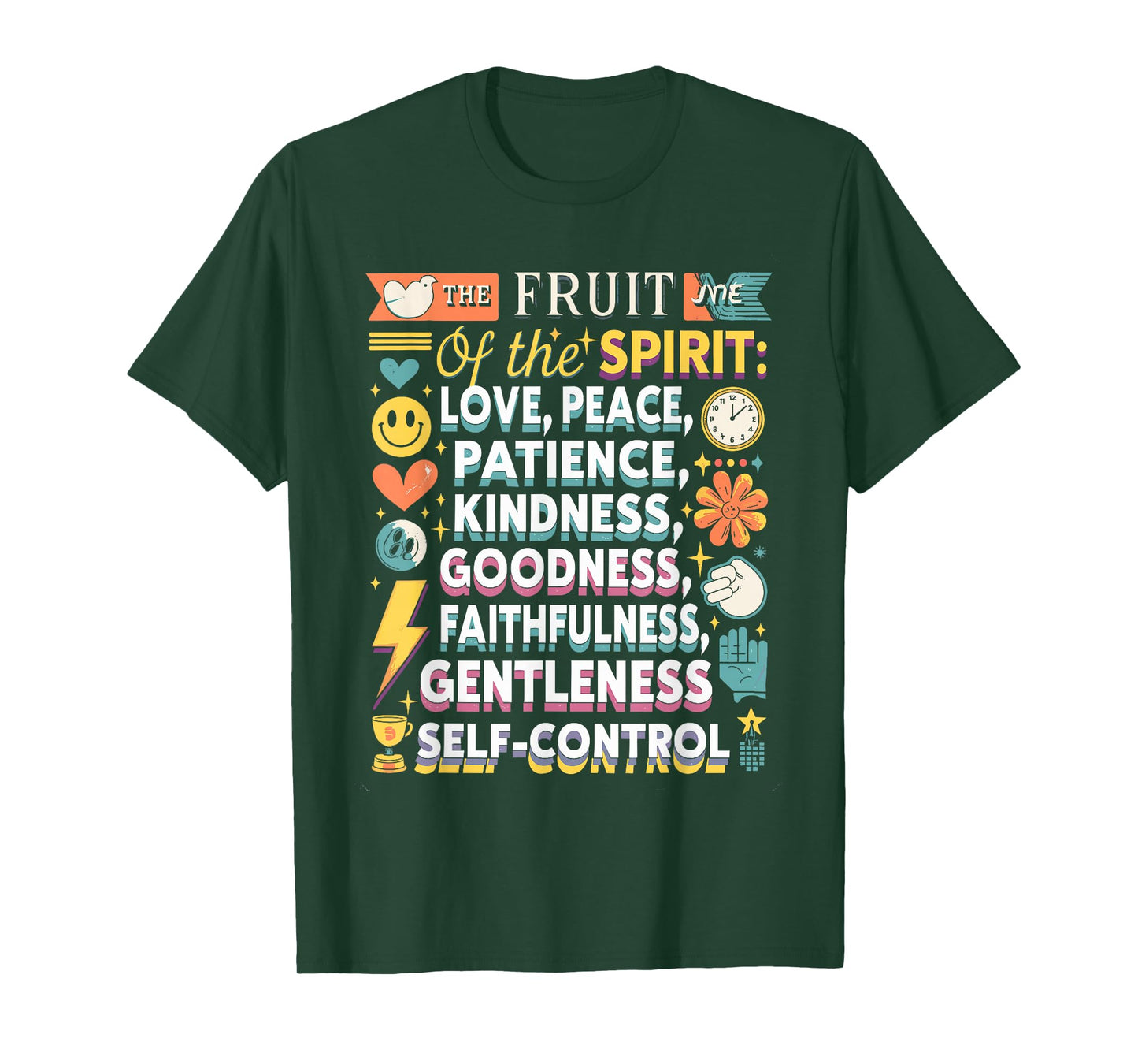 Awesome Galatians Fruit of The Spirit Religious Verses T-Shirt