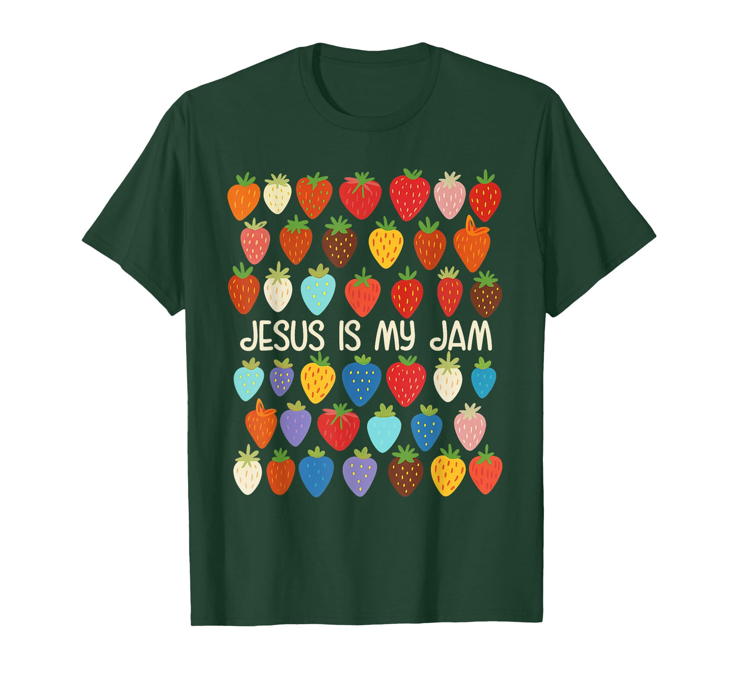 Christian Faith Religious Strawberry Jesus That is My Jam T-Shirt
