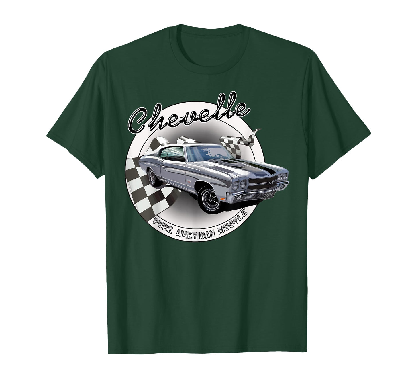 1970 70 Chevelle SS Cortez Silver Trending Chevys Muscle Car T-Shirt