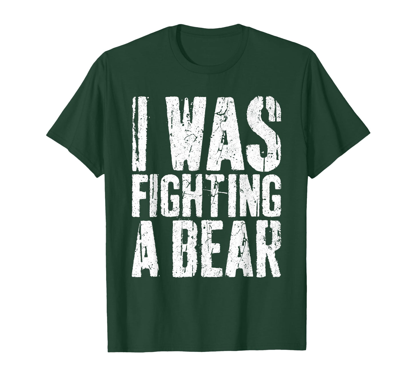 I Was Fighting A Bear Shirt Funny Surgery Get Well Soon T-Shirt