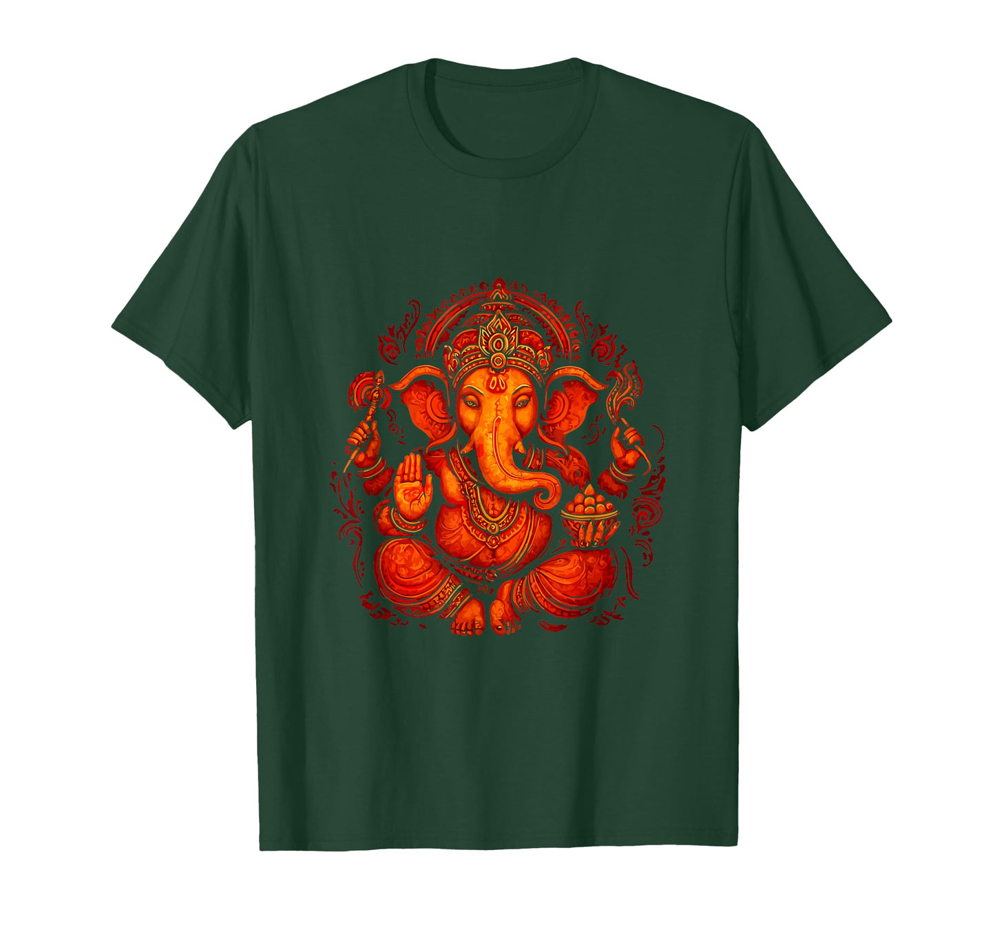 Ganesh Symbol Yoga Hindu Elephant God Ganesha Puja T-Shirt