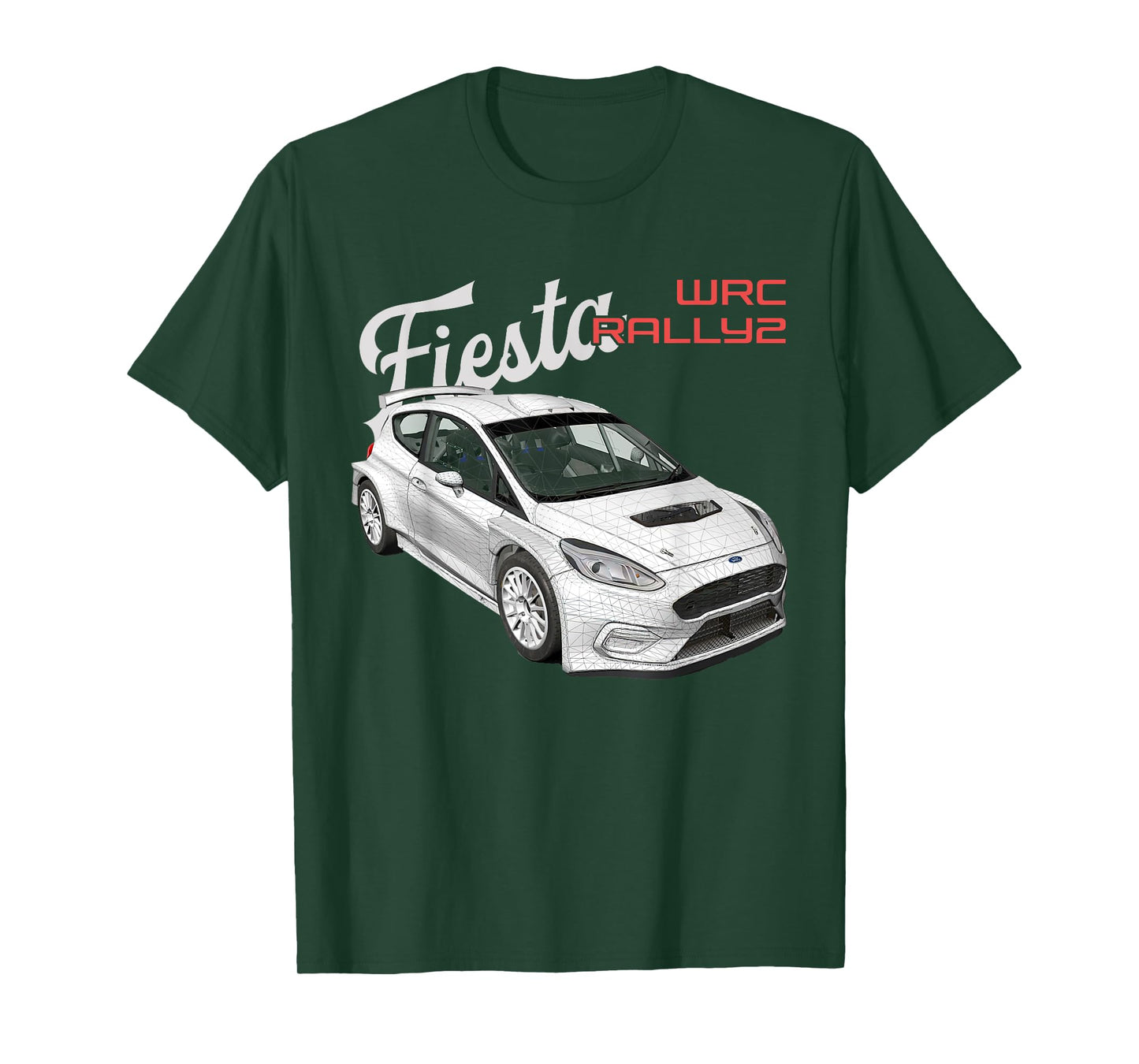 WRC Rally2 World Rally Sports Car T-Shirt