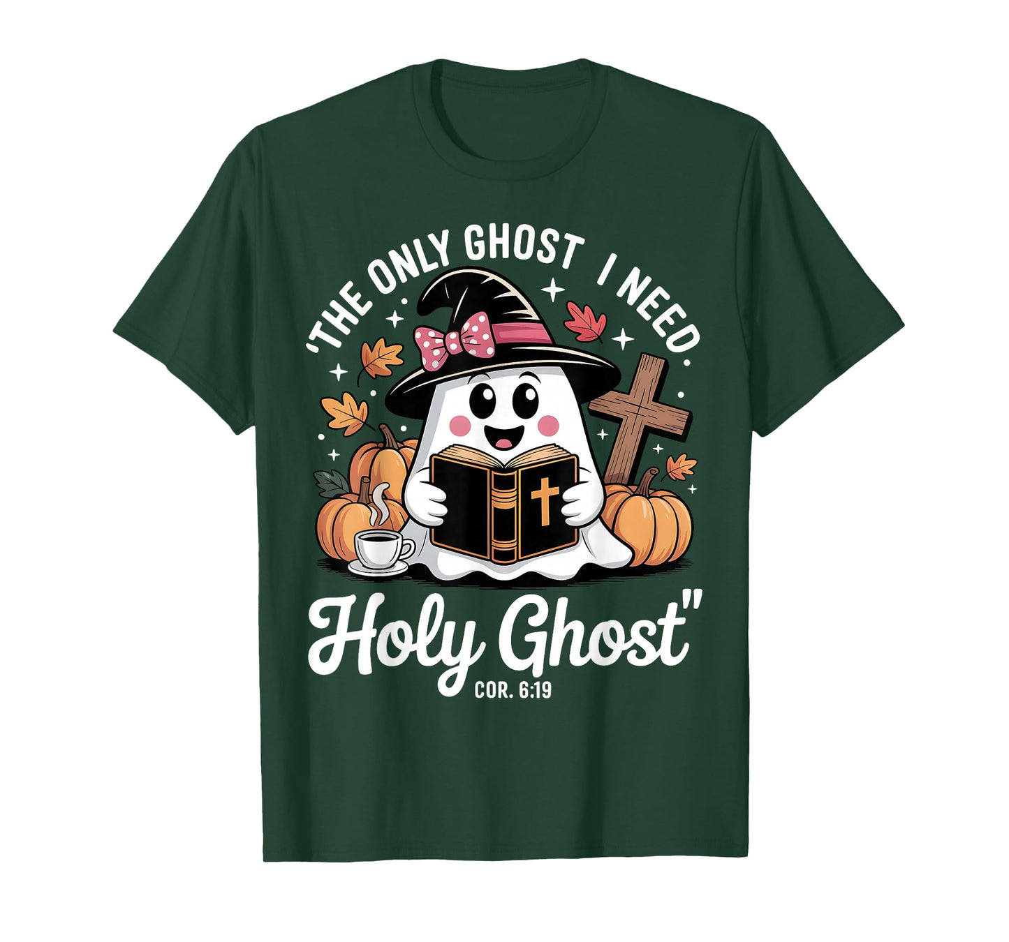 Ain't No Ghost Like The Holy Ghost Jesus Christian Halloween T-Shirt