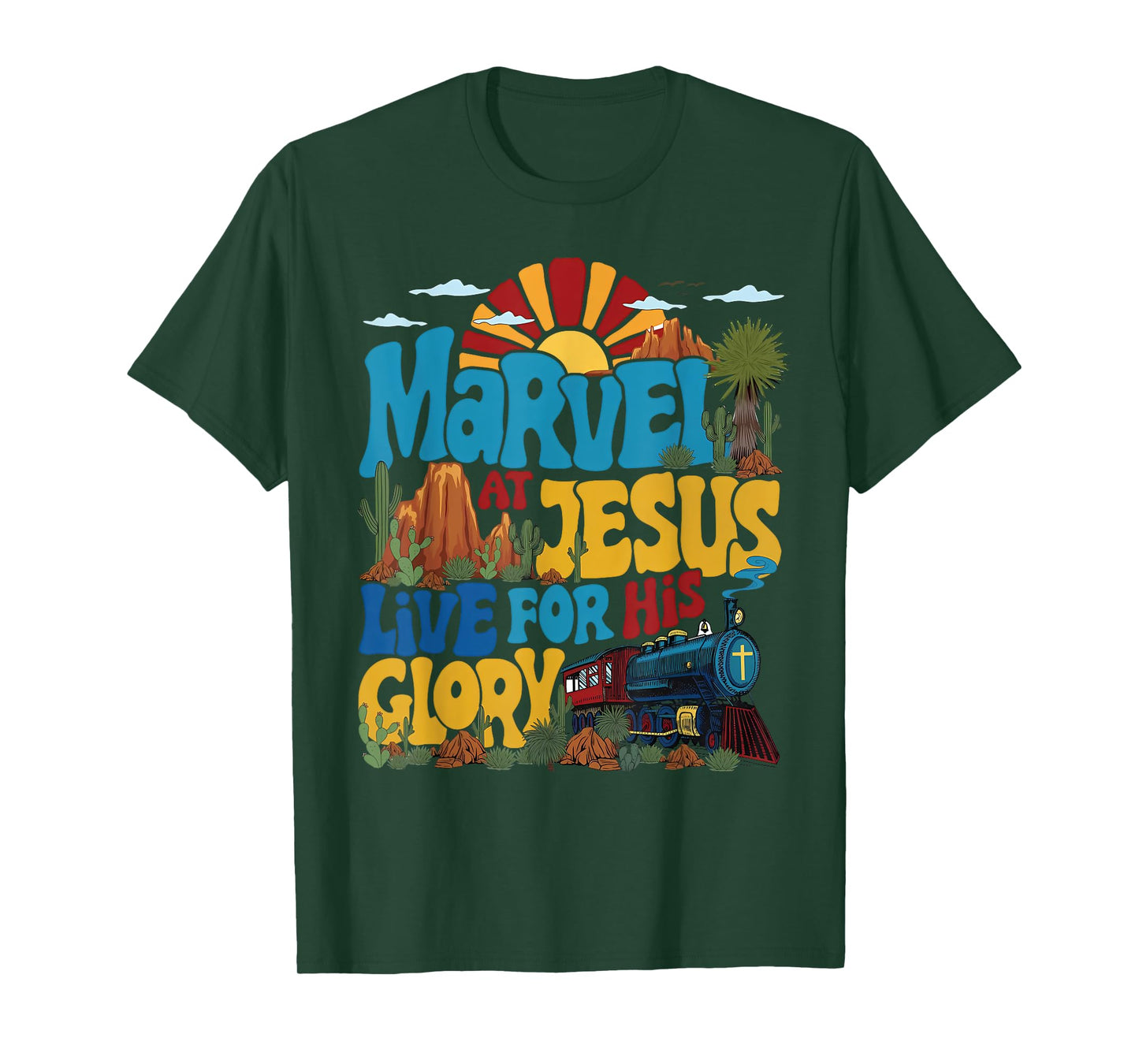 Marvel At Jesus VBS 2025 Live For Jesus's Glory Christian T-Shirt