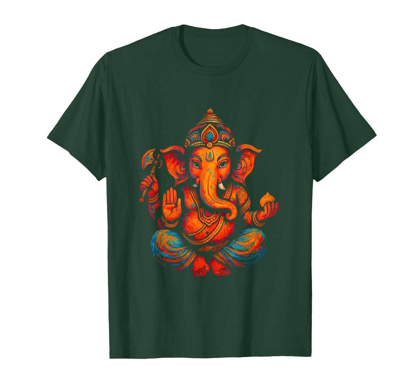 Ganesh Symbol Yoga Hindu Elephant God Ganesha Puja T-Shirt