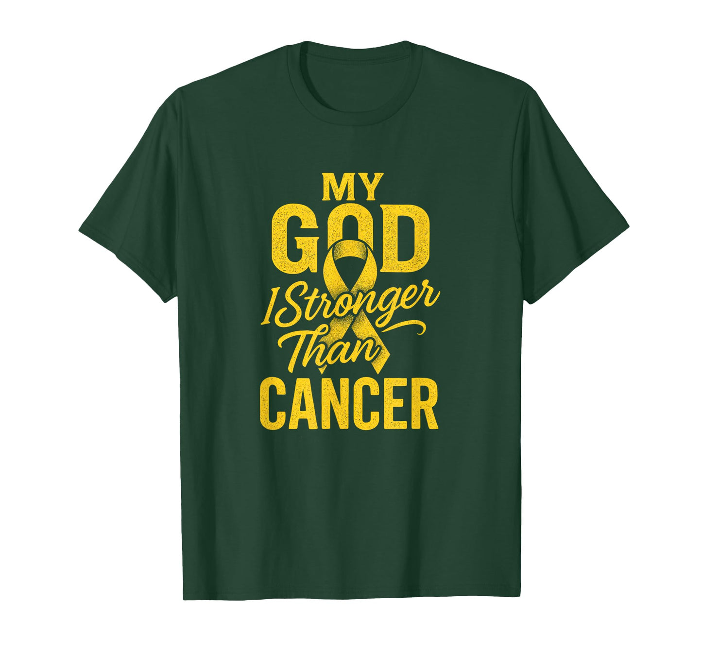 My God is Stronger - Cancer Awareness Support T-Shirt