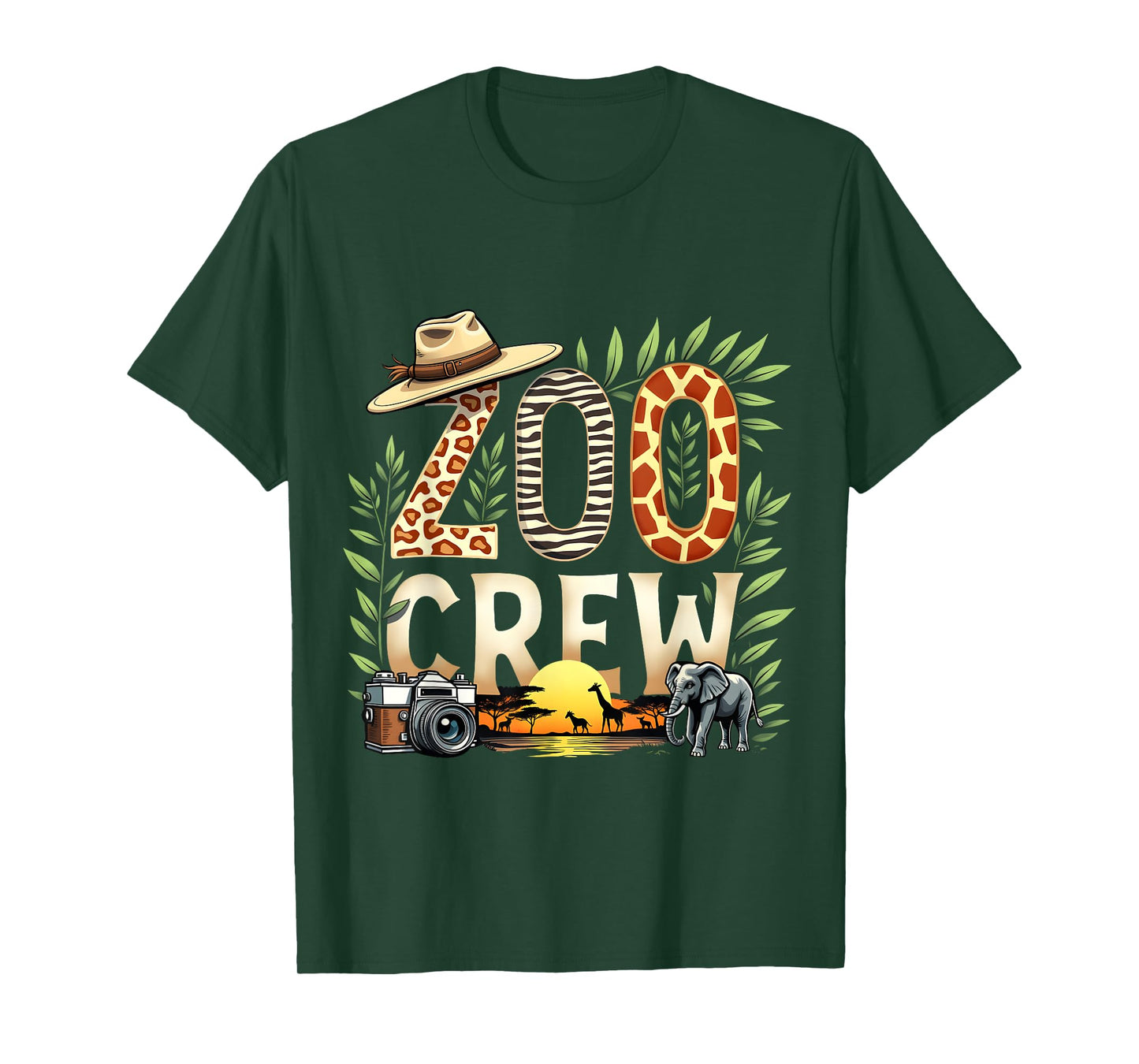 Zoo Crew Safari Animals Wild Field Trip Wildlife Animal T-Shirt