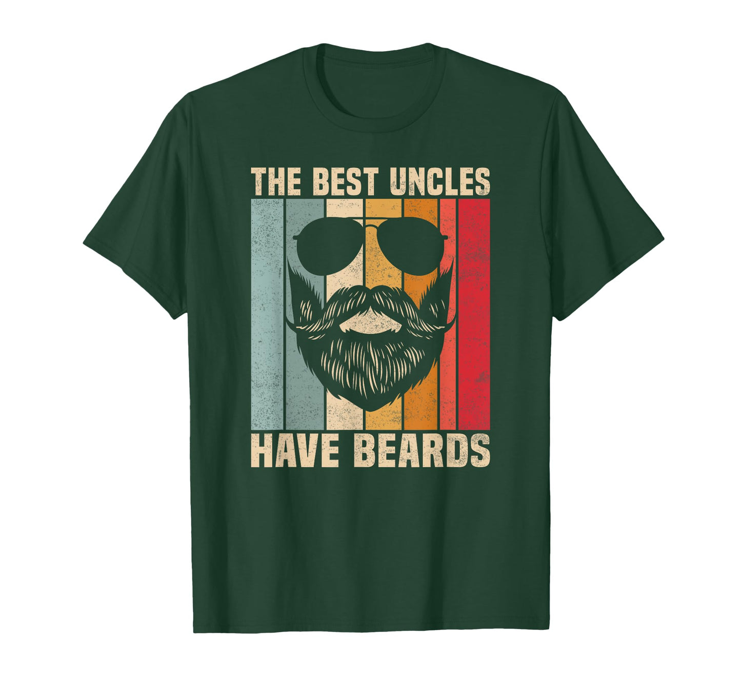 Funny Retro Vintage The Best Uncles Have Beards Lovers T-Shirt