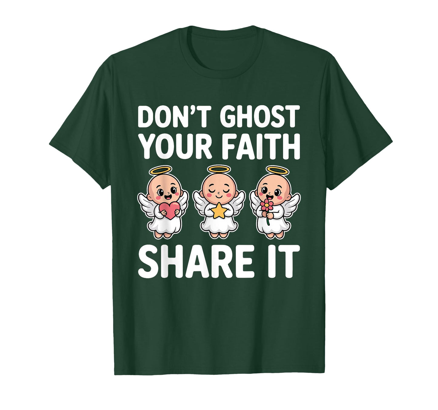 Don’t Ghost Your Faith Spiritual Positive Christian T-Shirt