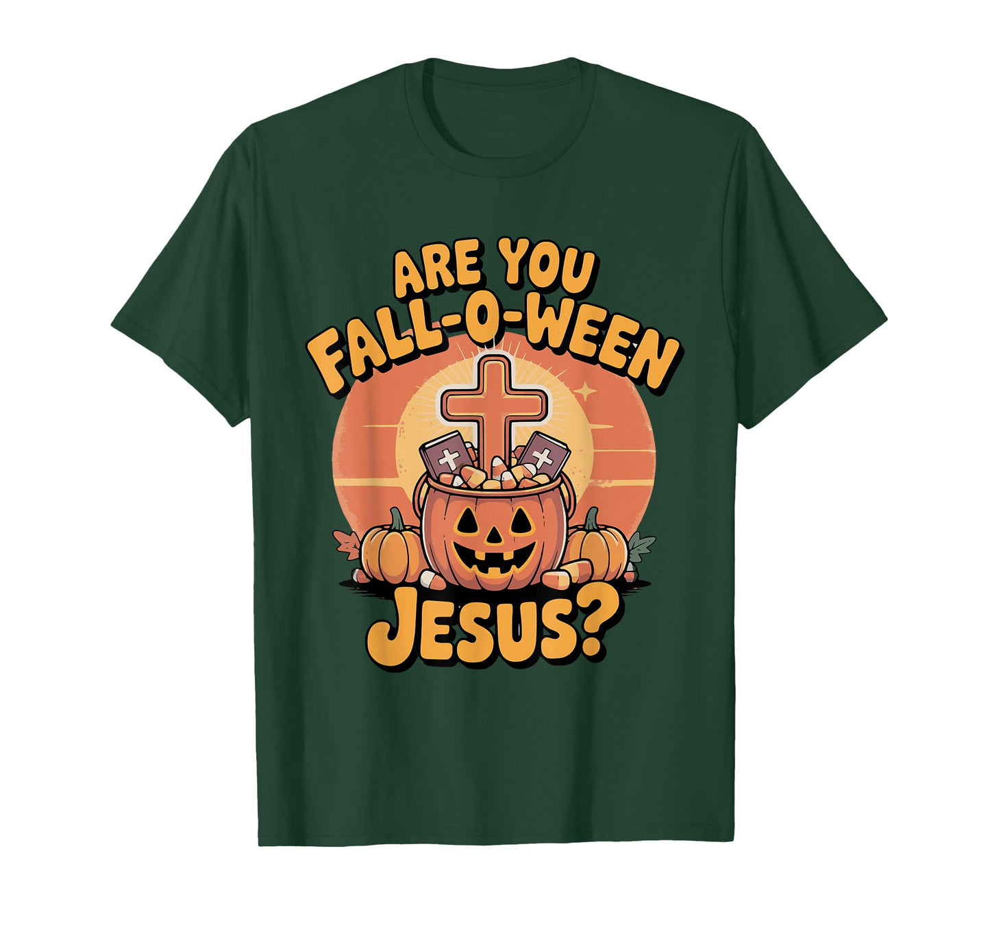 are You Fall Oween Jesus Halloween Christ T-Shirt