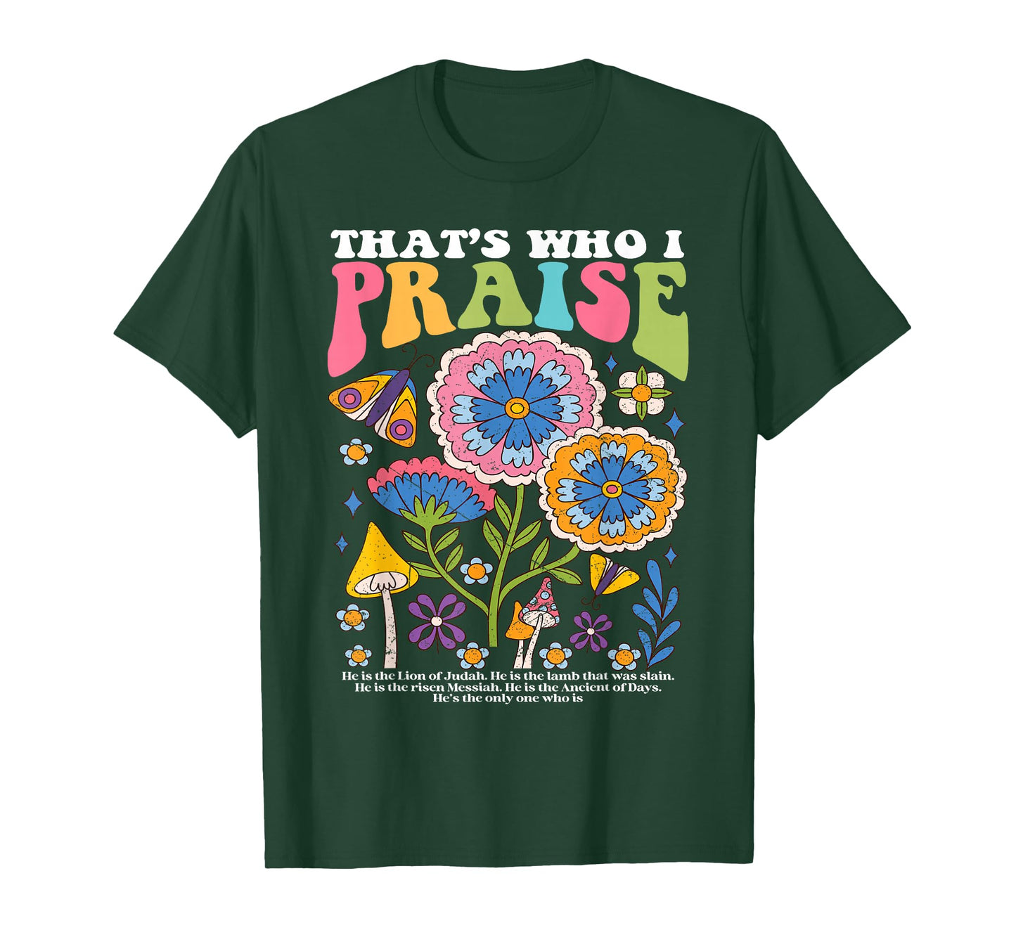 Brandon That's Who I Praise Jesus Christian Lake Merch T-Shirt