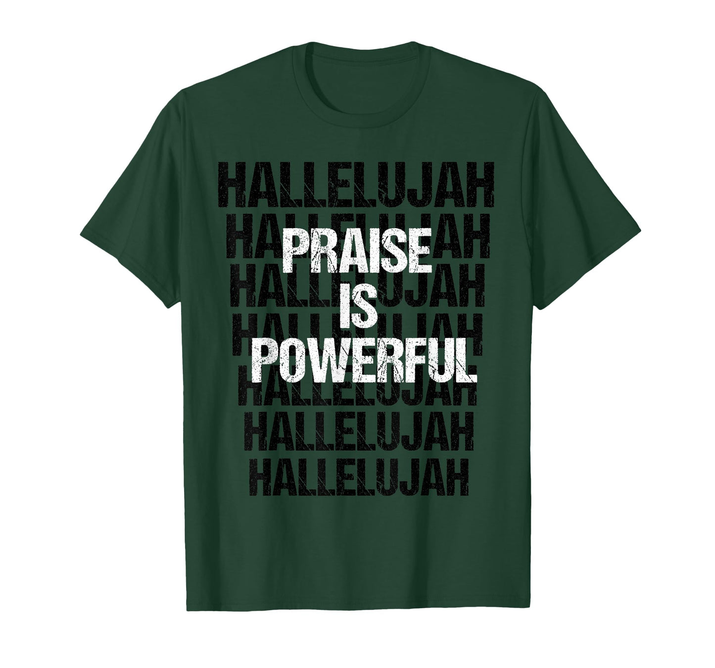 Hallelujah Inspirational Praise And Worship Christian Shirt T-Shirt
