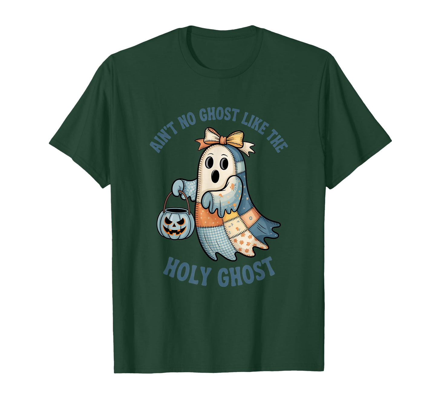 Ain't No Ghost Like The Holy Ghost Halloween Cute T-Shirt