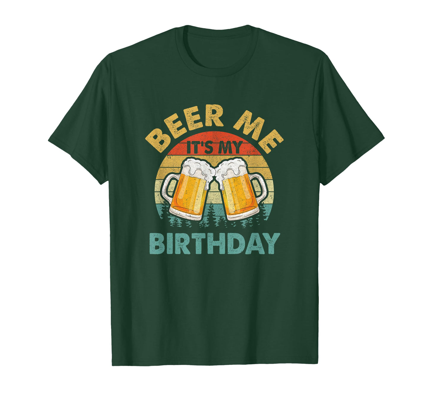 Beer Me It's My Birthday Party Family Matching Group Vintage T-Shirt