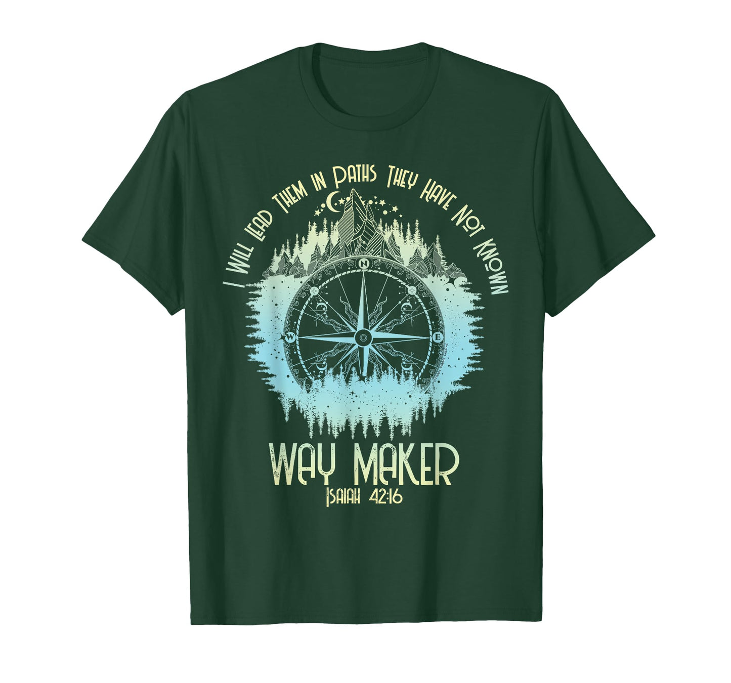 Spiritual Way Maker Bible Verse Christian Faith Way Maker T-Shirt