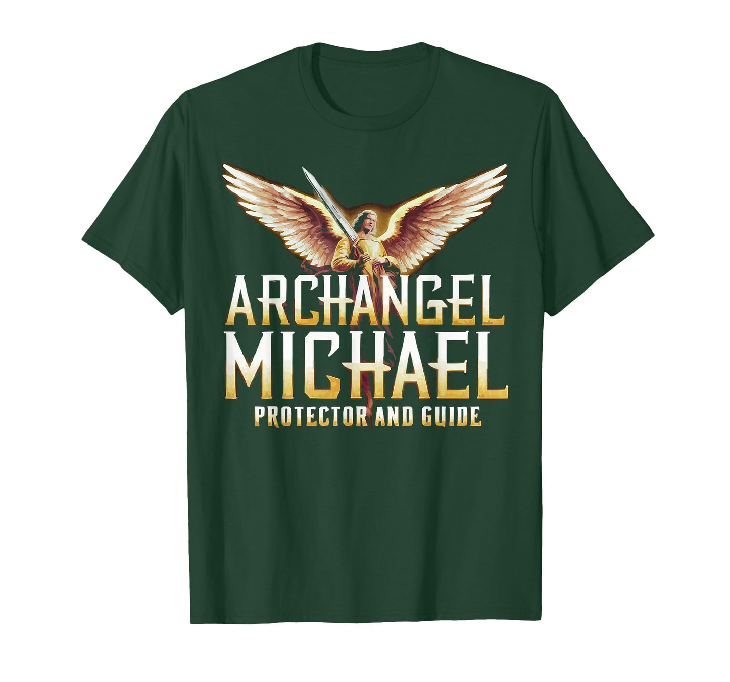 Archangel Michael Catholic Christianity Guardian Angel T-Shirt