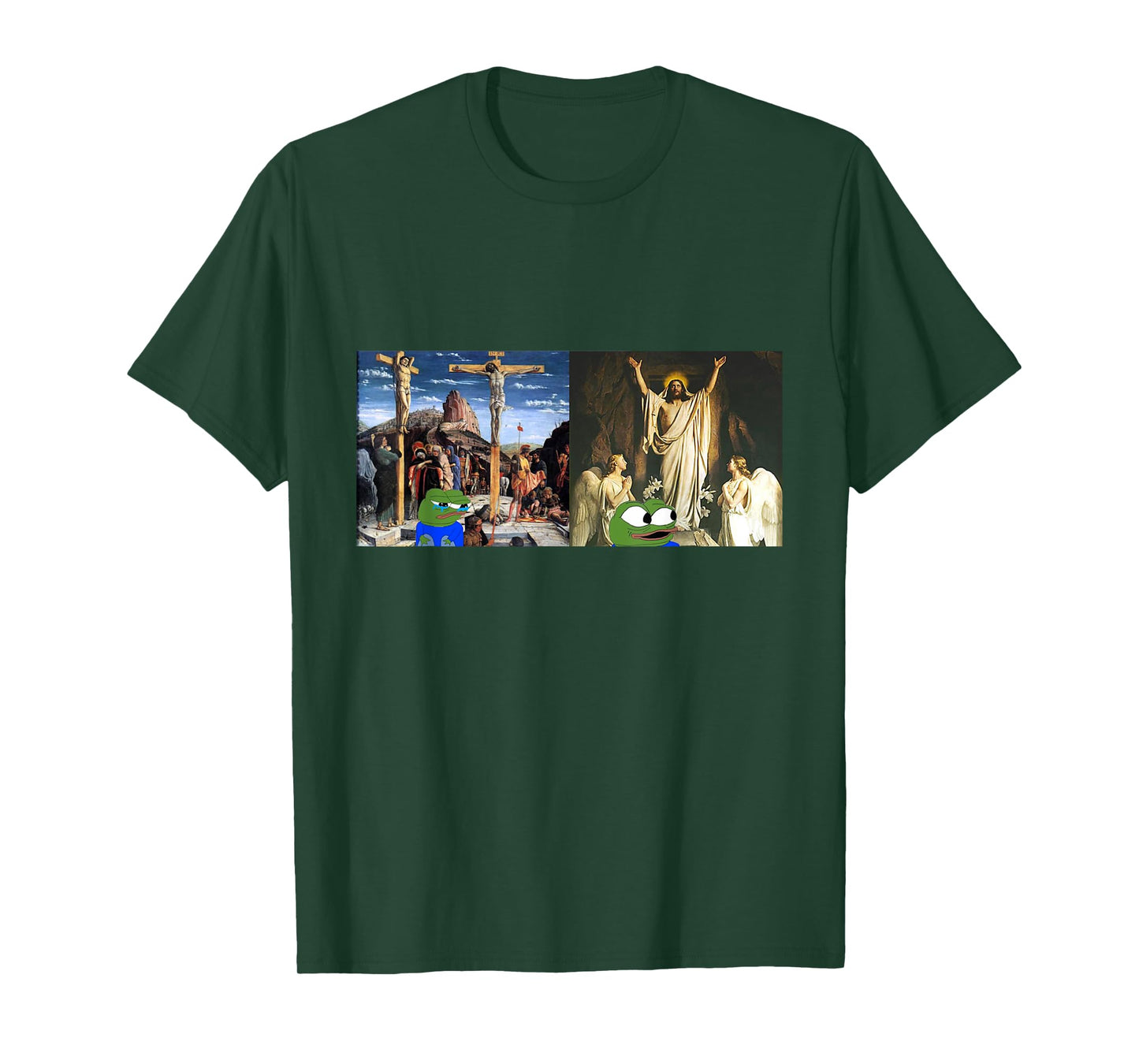 Apu Apustaja HE HAS RISEN Miracle Jesus T-Shirt