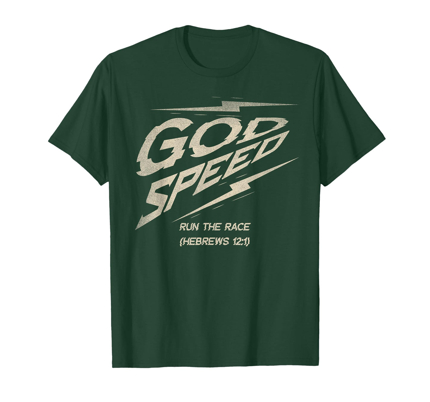 God Speed Run The Race Running Tee T-Shirt