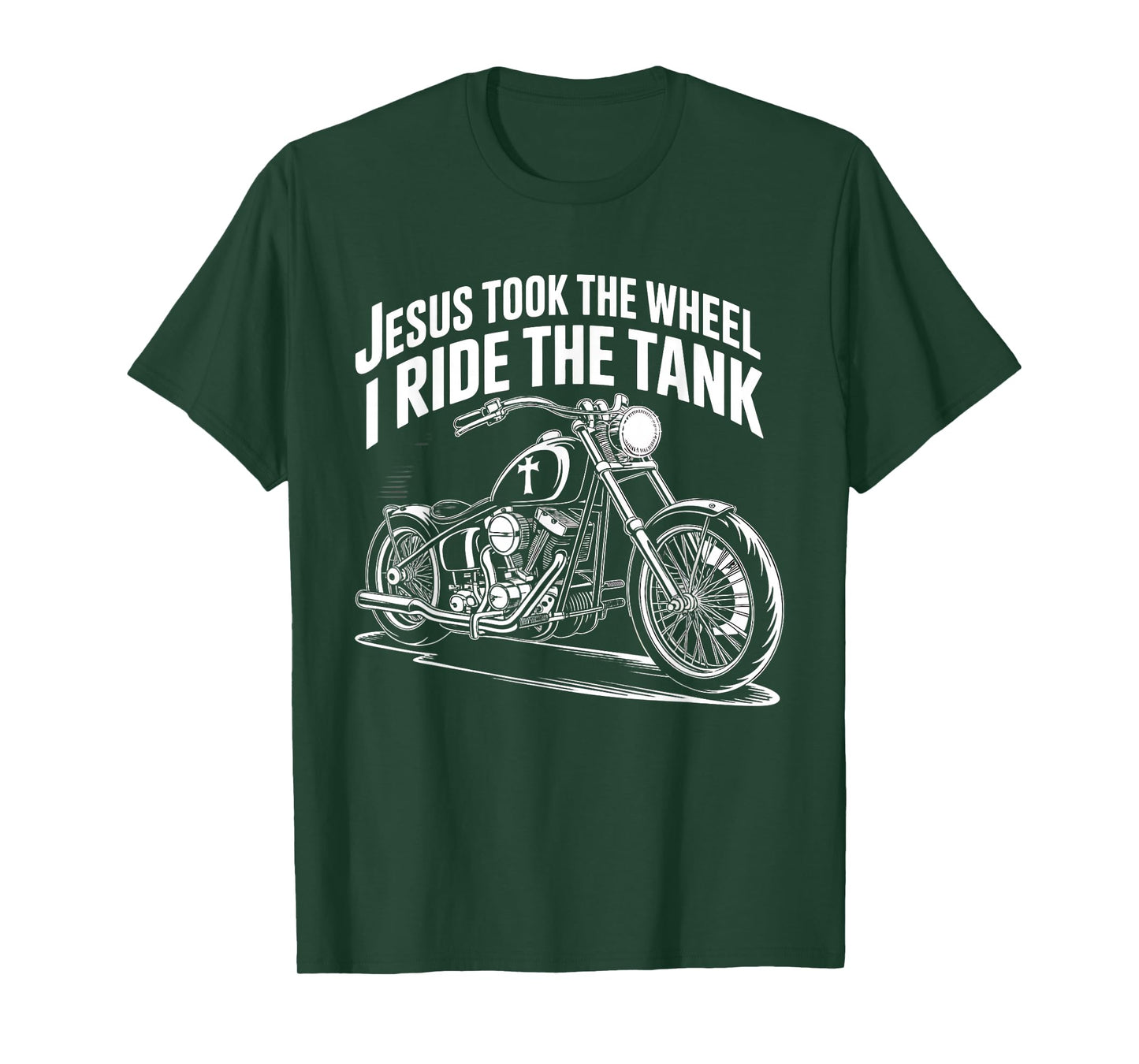 Jesus Took The Wheel I Ride The Tank T-Shirt