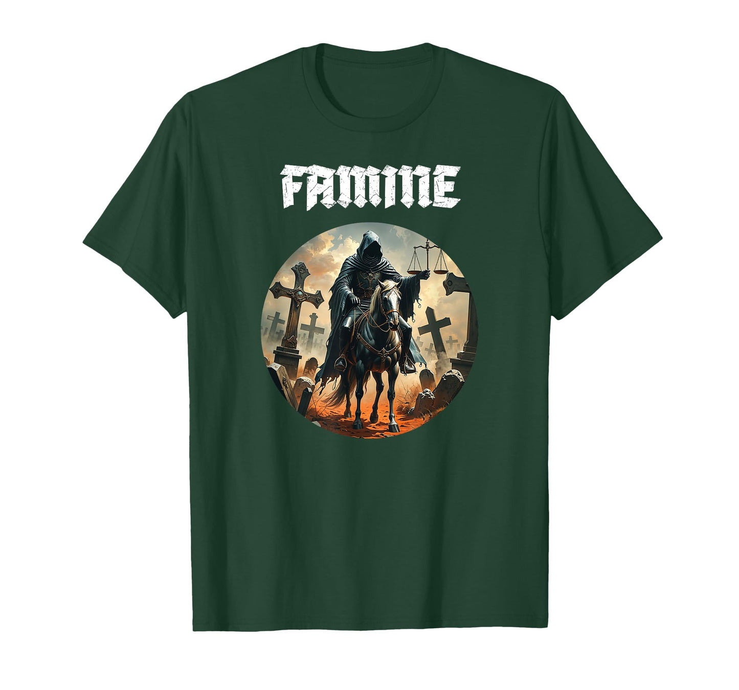 Horseman Of Famine | Four Horsemen | Revelation 6:5 T-Shirt
