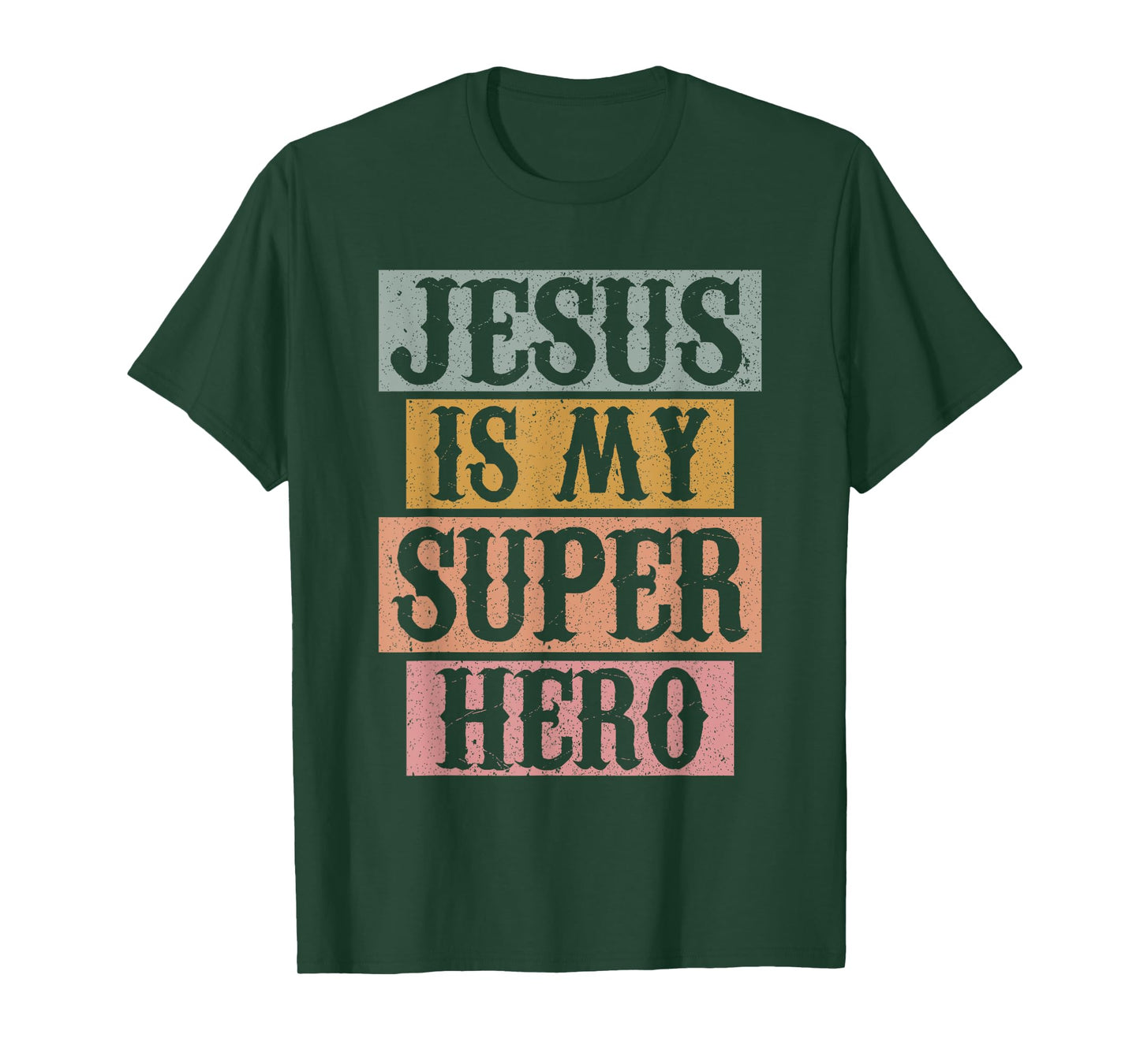 Jesus Is My Superhero Christian Religious T-Shirt