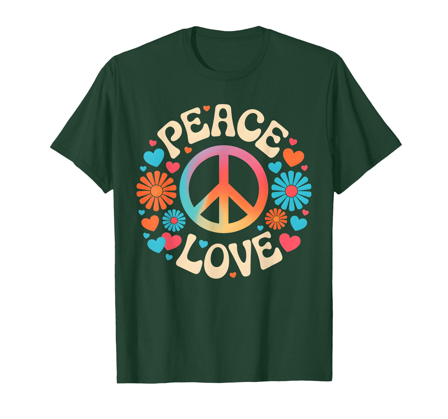 Groovy International Peace Day World Day of Peace Peace Bird T-Shirt