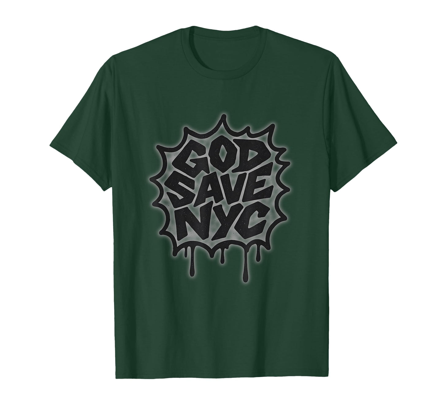 God Save NYC Retro Punk Style T-Shirt