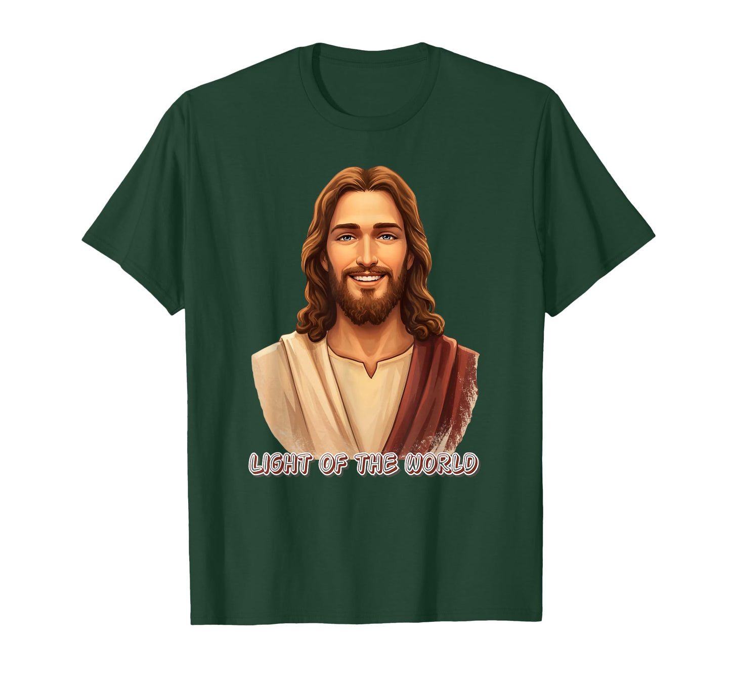 Christian Shirt_Light of The World Jesus Tee T-Shirt