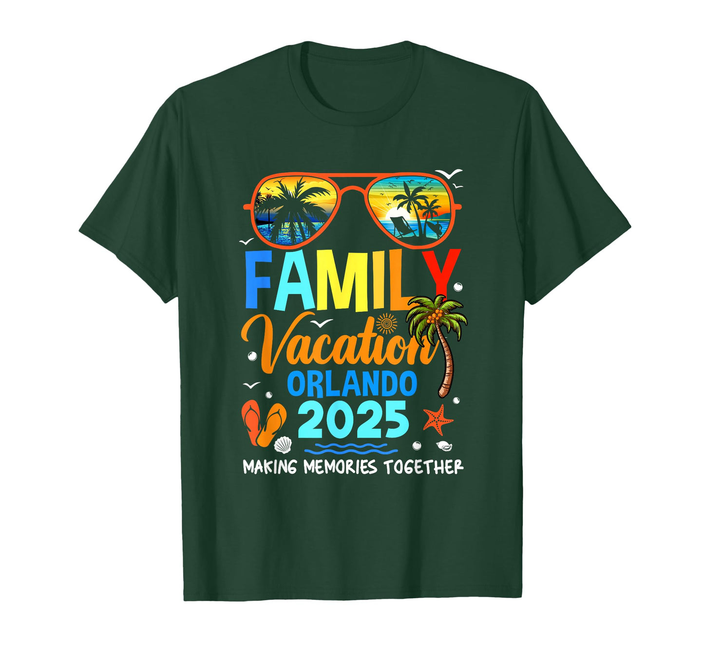 Family Vacation Orlando 2025 Family Vacation Together T-Shirt