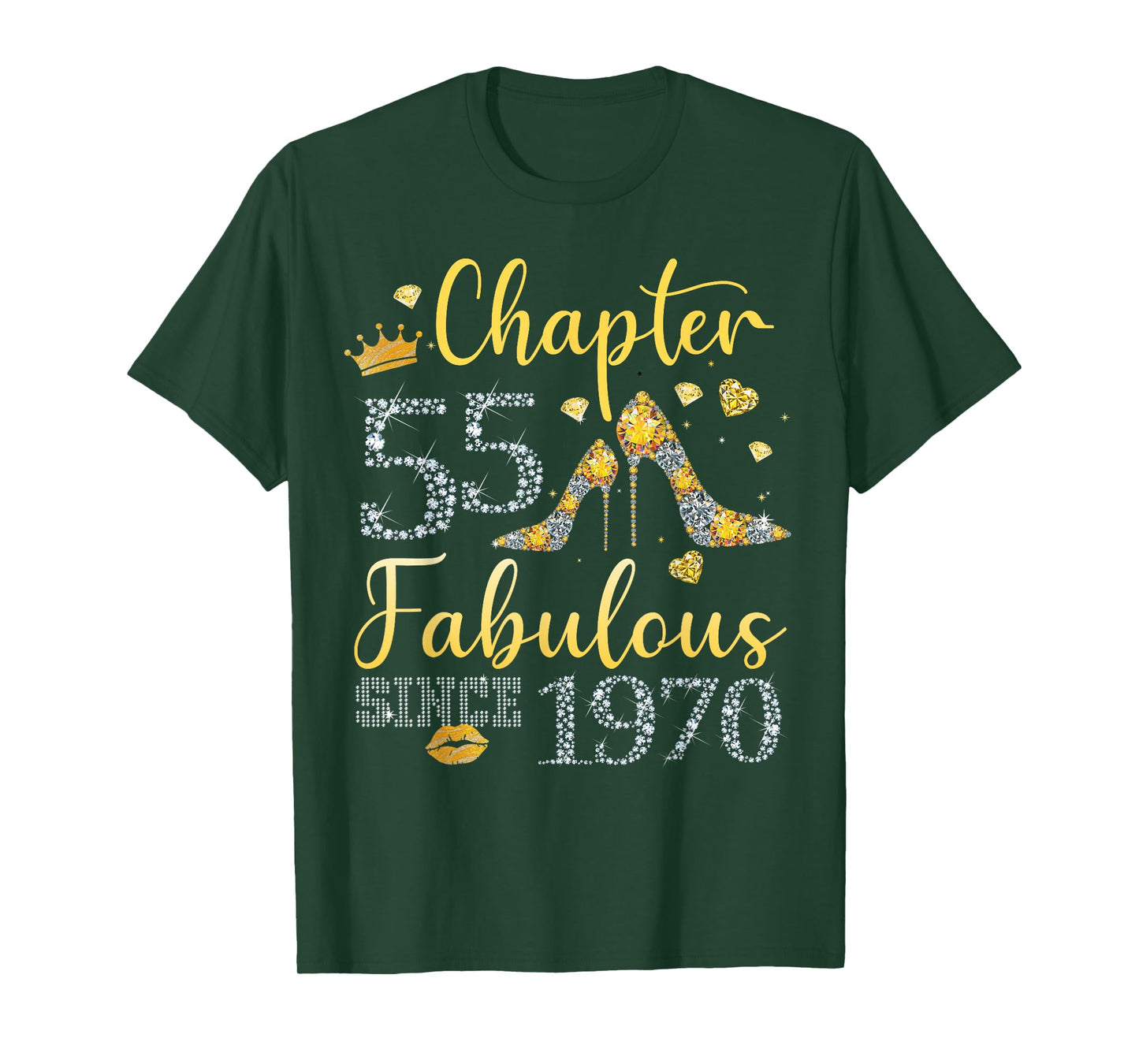Women Chapter 55 Fabulous Since 1970 55 years old Birthday T-Shirt