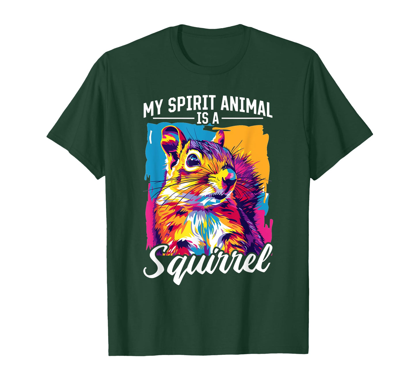 Funny Squirrel Animal My Spirit Animal Is A Squirrel T-Shirt
