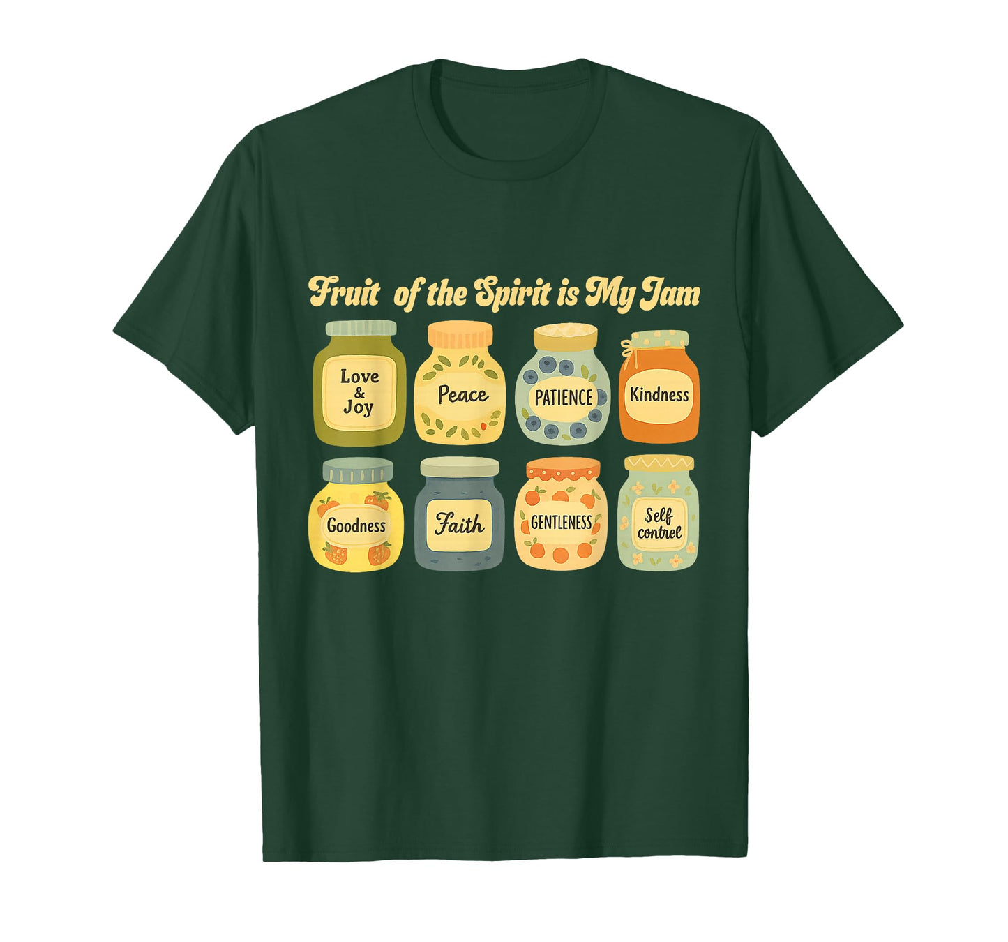 Fruits of The Spirit are My Jam Christian Jesus Bible Verse T-Shirt