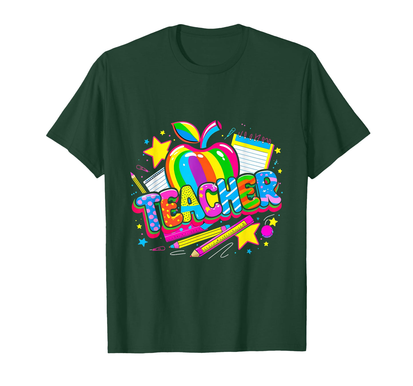 Teach Love Inspire Teacher Life Inspirational Back To School T-Shirt