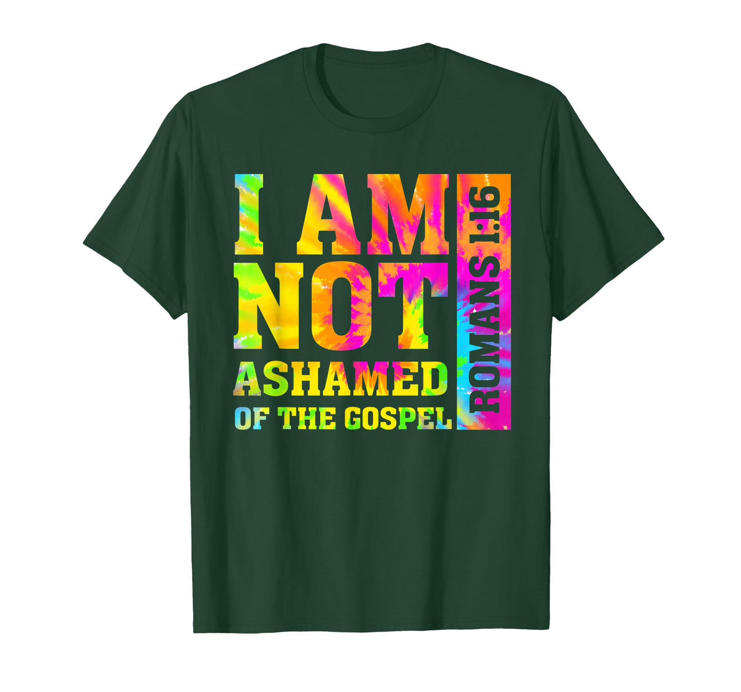 I am Not Ashamed of The Gospel Romans Christian Bible Verse T-Shirt