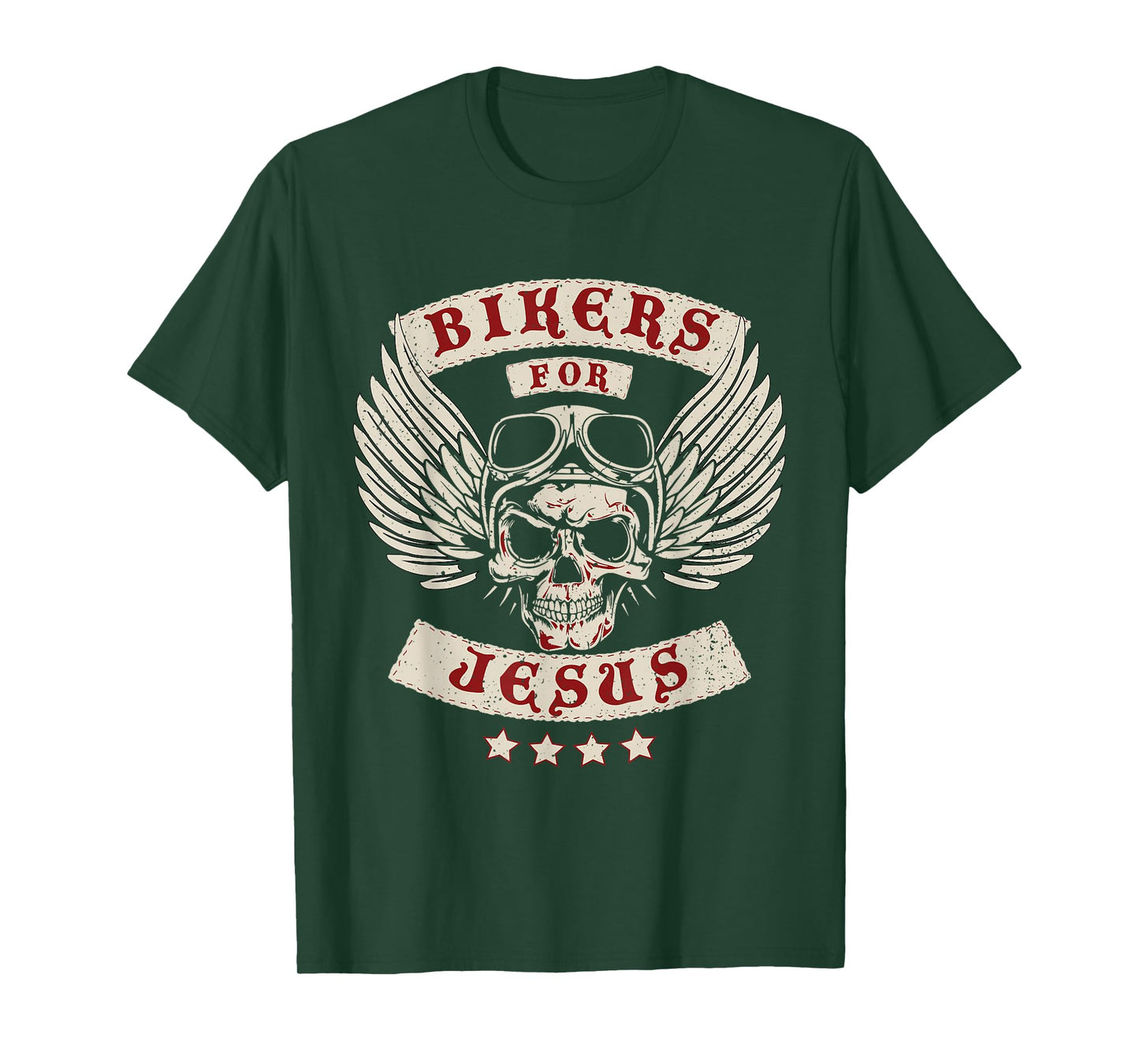 Christian Patch Bikers for Jesus Motorcycle Holy Spirit T-Shirt