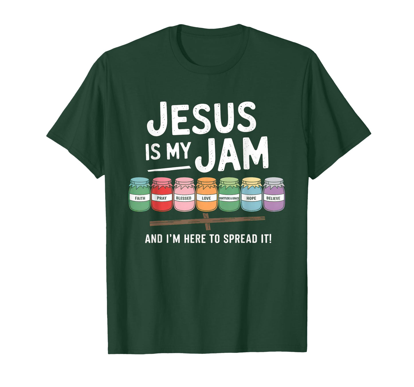 Jesus is My Jam Tshirt Men Women Christian Bible Verse T-Shirt