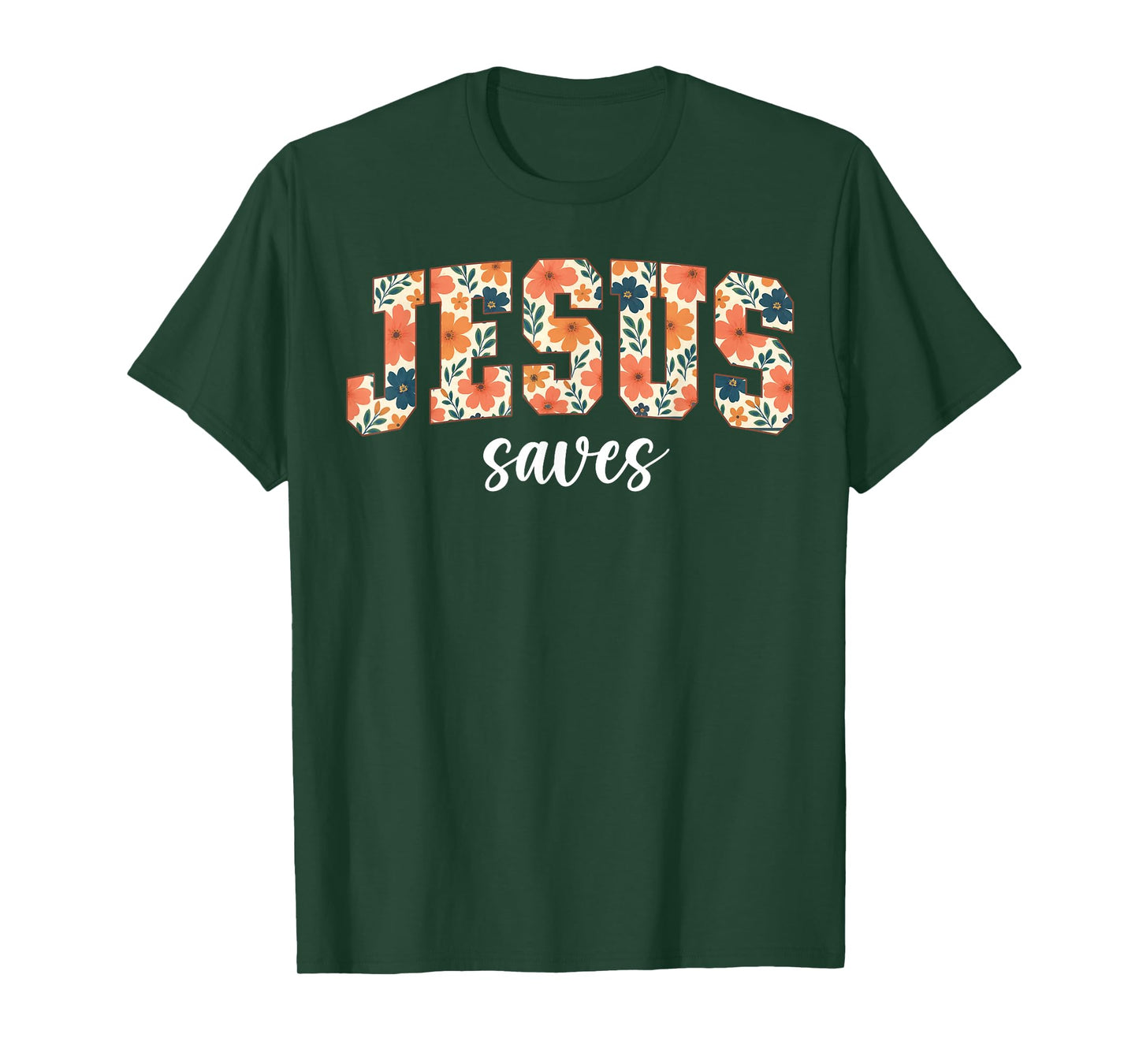 Jesus Saves Christian Cross God Faith Bible Religious Pray T-Shirt